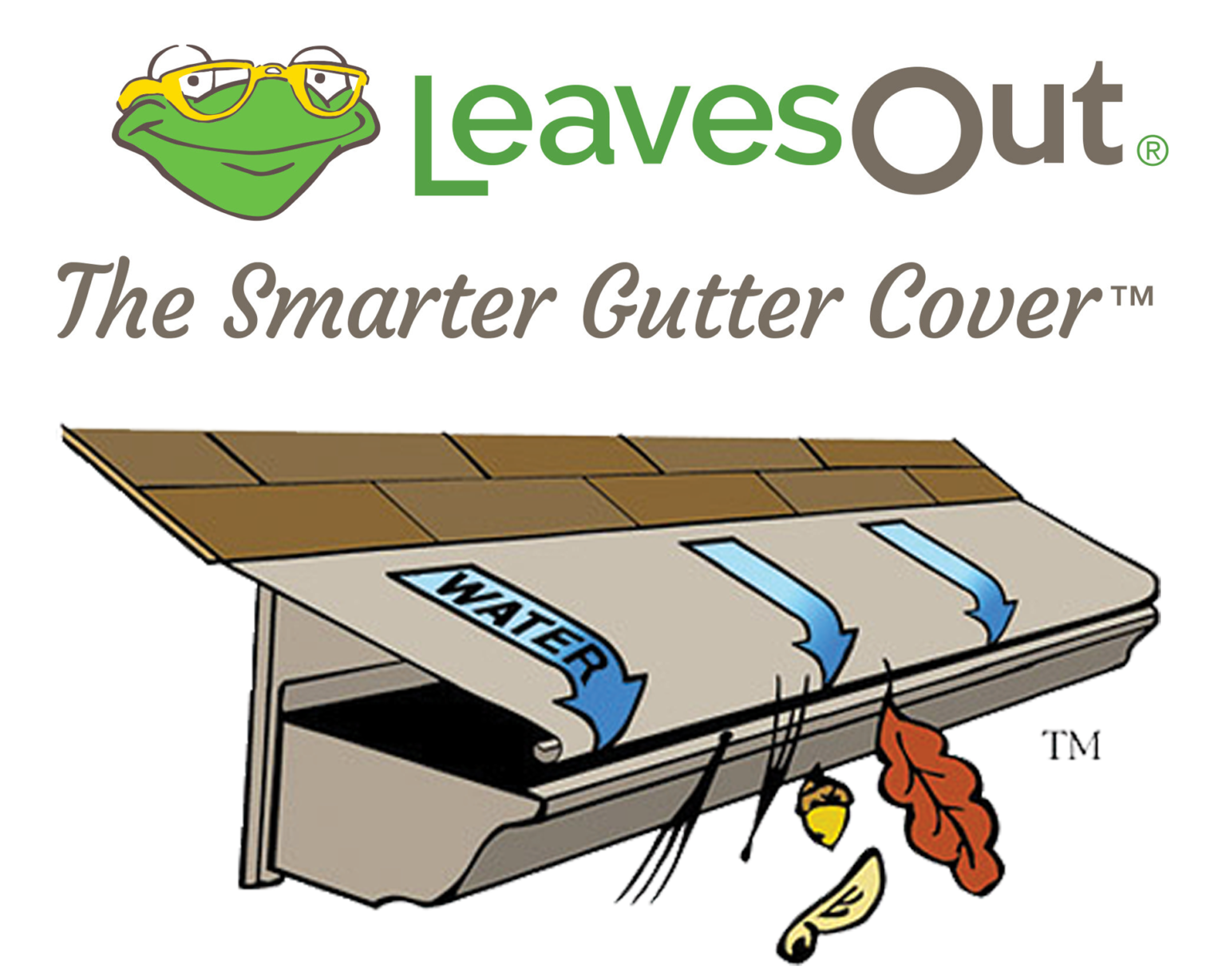 Leaves Out, The Smarter Gutter Cover TM