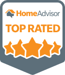 We are Top Rated with HomeAdvisor